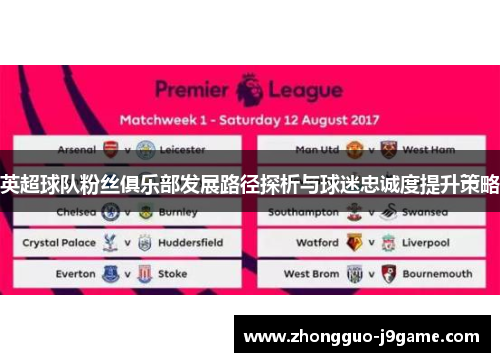 英超球队粉丝俱乐部发展路径探析与球迷忠诚度提升策略